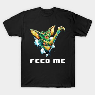 8 bit Gremlins FEED ME T-Shirt